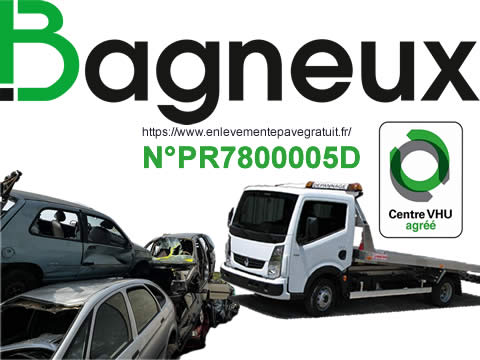Epaviste Bagneux : Enlèvement épave gratuit