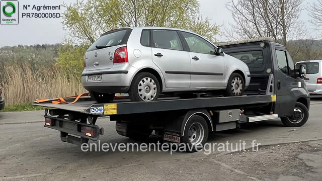 Enlèvement épave gratuit Seine et Marne 77